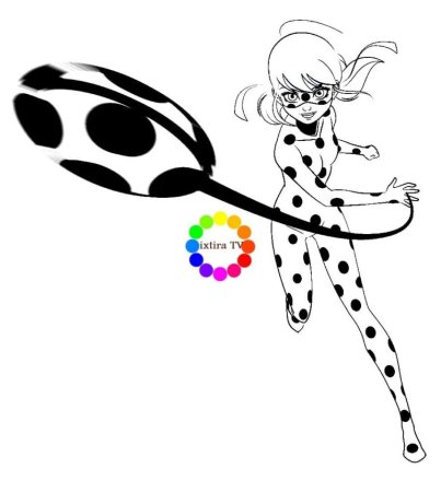 Раскраска леди баг