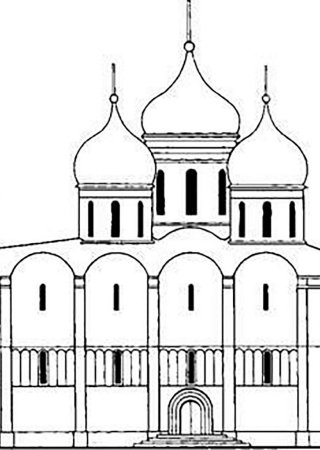 Собор Василия Блаженного раскраска