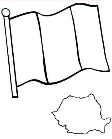 Флаг России раскраска