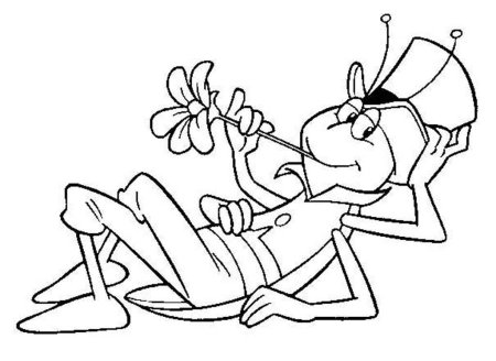 Кузнечик раскраска для детей