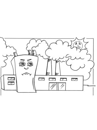 Окружающая среда раскраска