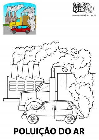 Рисунок на тему загрязнение воздуха