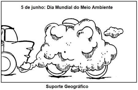 Раскраска загрязнение воздуха для детей