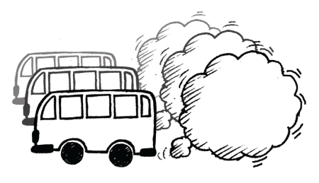 Загрязнение воздуха рисунок