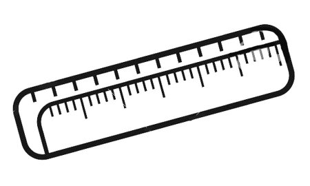 Линейка раскраска