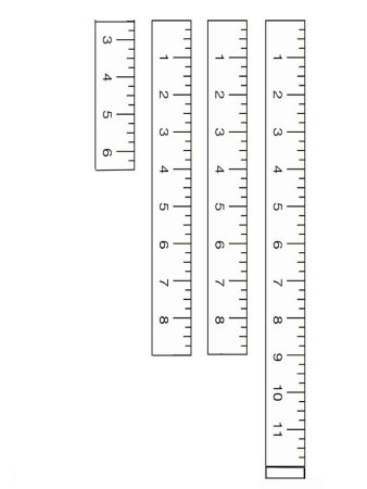 Линейка раскраска