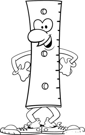 Линейка для раскрашивания