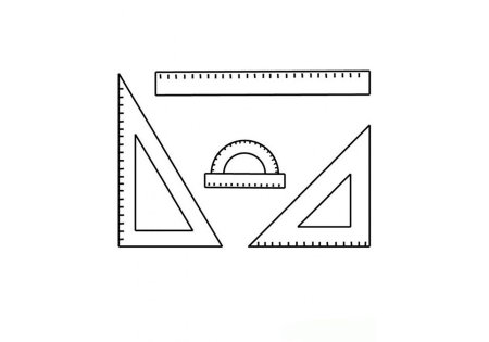 Линейка нарисованная