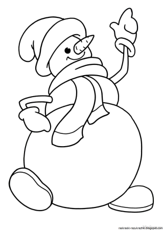 Раскраски новогодние для детей