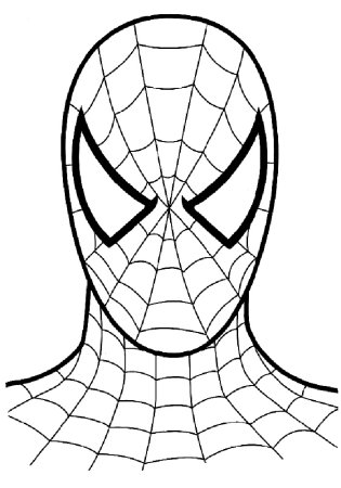 Раскраска Спайдер Мэн