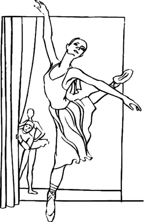 Раскраска хореография