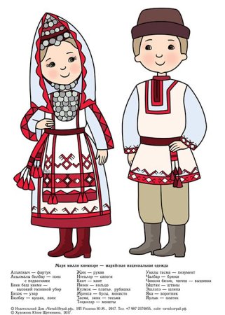 Костюм народа марийцы