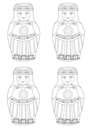 Матрешка в Мордовском национальном костюме