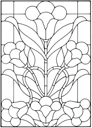 Контур для витража