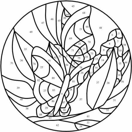 Витраж раскраска