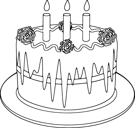 Раскраска торт