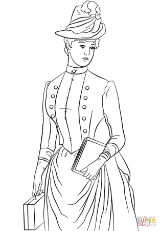 Эскиз делового костюма для женщин