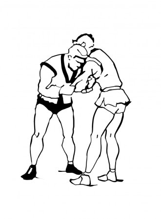 Тхэквондист раскраска