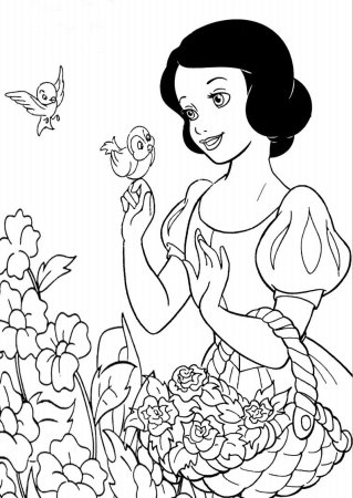 Белоснежка чб