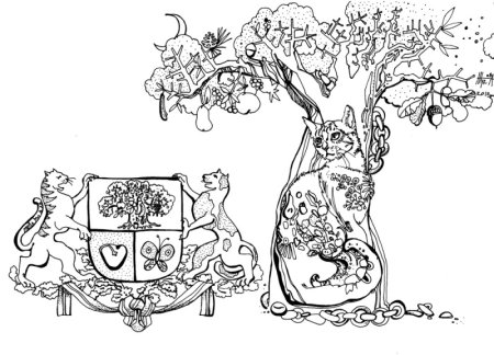 Лукоморье раскраска