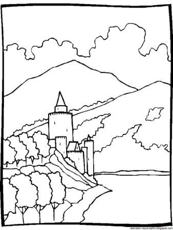 Раскраска Крым