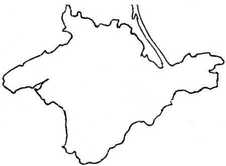 Раскраска Крым