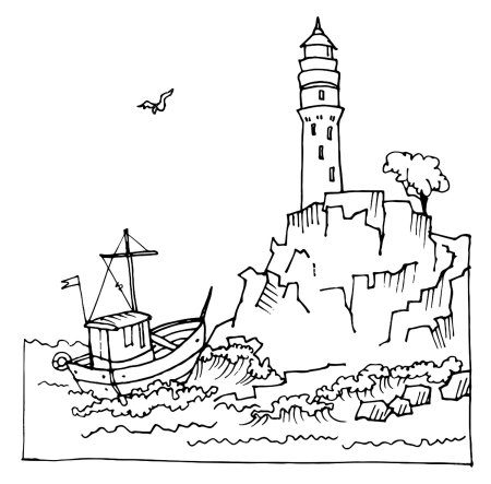 Греция раскраска для детей