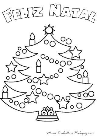 Раскраска елочка Новогодняя