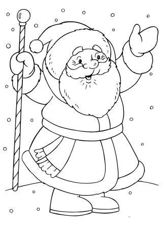 Раскраски новогодние для детей