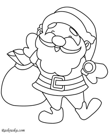 Раскраска дед Моорозик