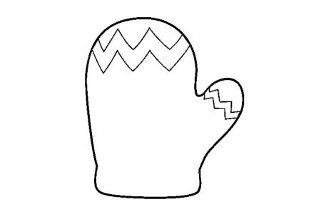 Раскраска зимняя одежда