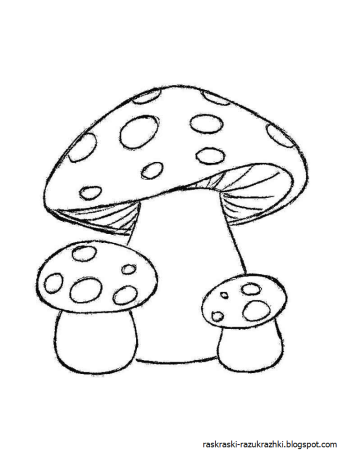 Гриб шаблон