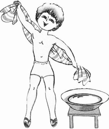 Раскраска здоровый образ жизни для детей