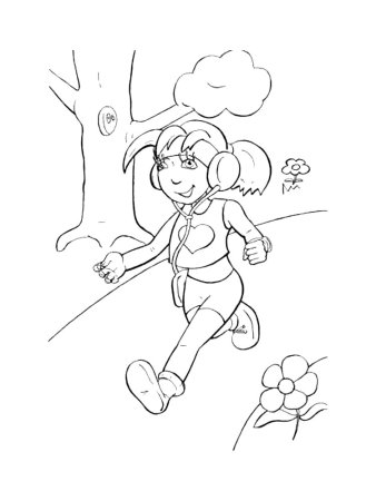 ЗОЖ раскраски для детей