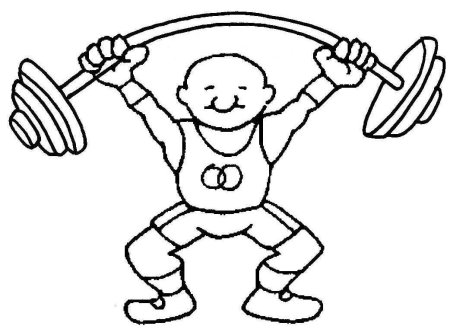 Спортивные раскраски