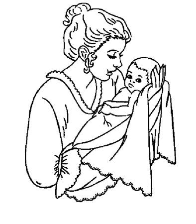 Раскраска мама и папа