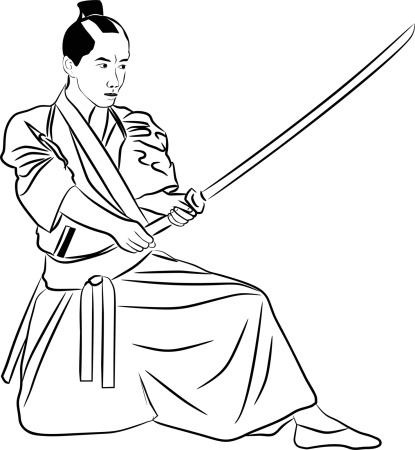 Флаг и герб Японии раскраска