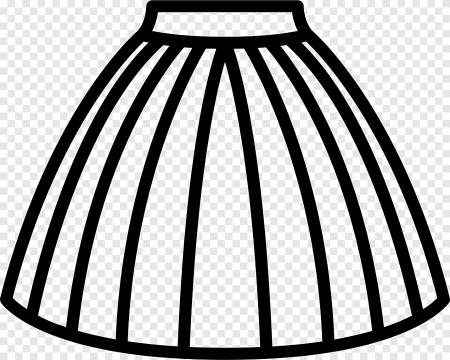 Юбка контур
