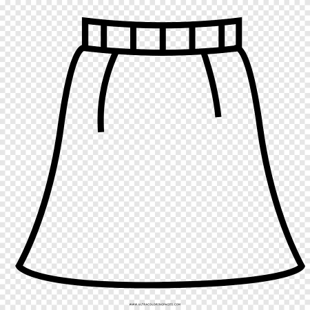 Юбка раскраска