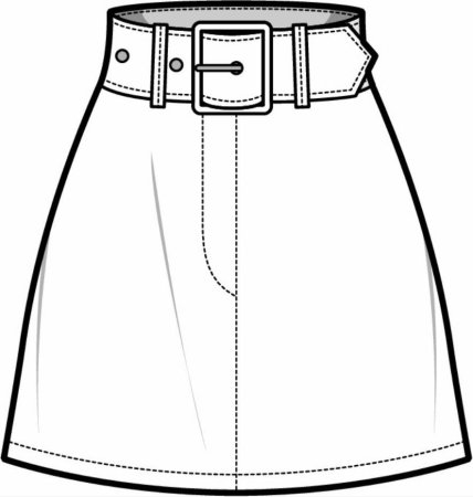 Эскиз юбки