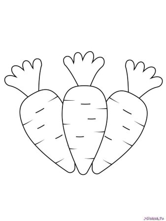 Раскраска. Овощи.