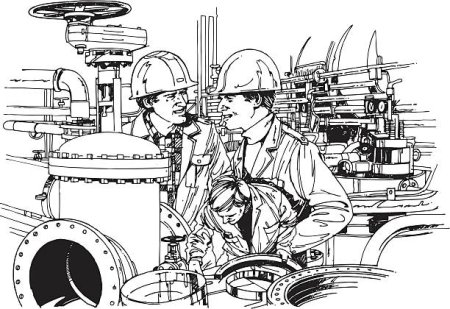 Раскраска Нефтяник