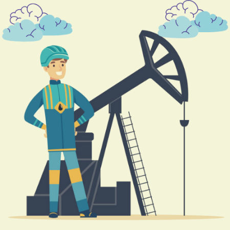 Раскраска Нефтяник