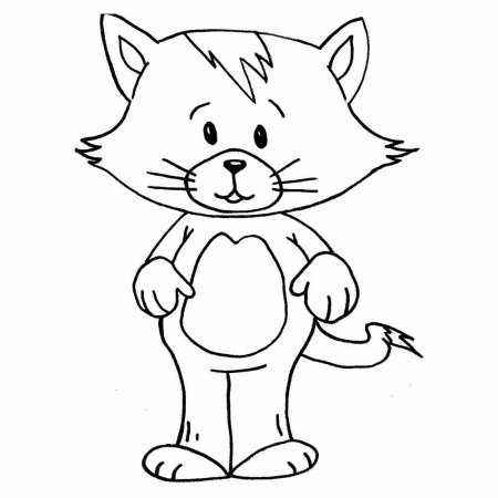 Раскраска кот
