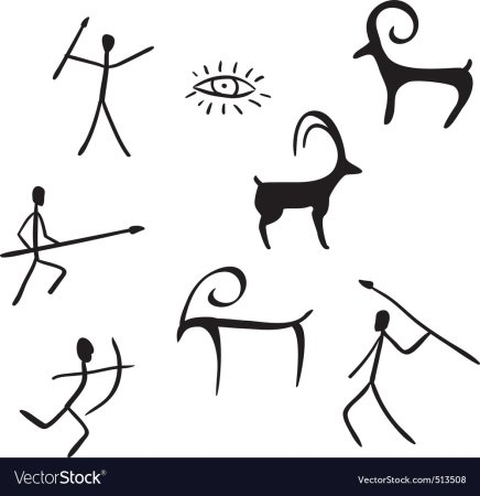 Наскальные рисунки Графика