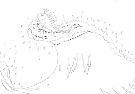 Раскраска сказка о рыбаке и рыбке 2 класс