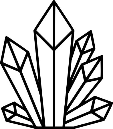 Раскраска Кристалл