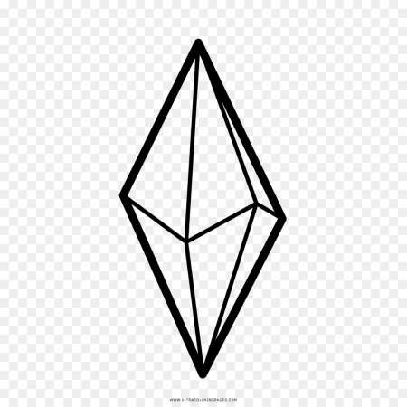 Раскраска Кристалл