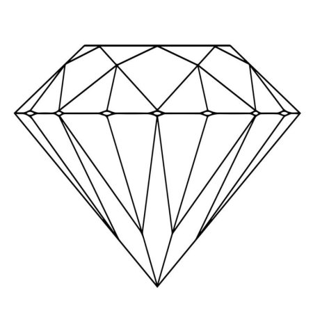 Раскраска бриллиант