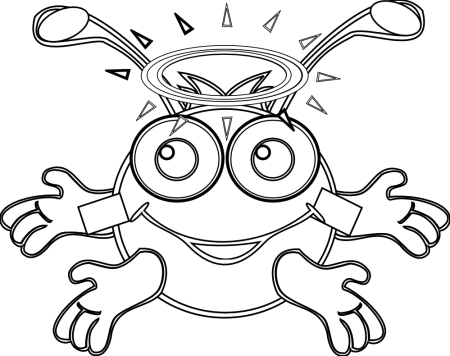 Микробы раскраска для детей